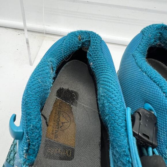 La Sportiva Hiking Boots Womens 8 Gore-Tex Synthesis Mid GTX Teal Blue ** - Picture 11 of 14